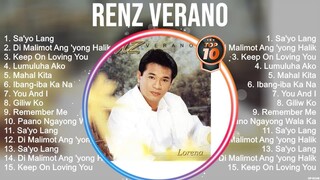 Renz Verano Greatest Hits ~ Best Songs Tagalog Love Songs 80's 90's Nonstop