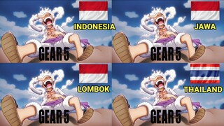 Parody 4 Bahasa || Ketawa Gear 5 Mirip Spongebob 😂🧽