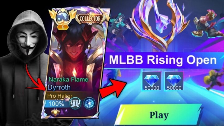 I PRETEND “USING CHEAT” IN RISING LEAGUE THEN SHOWING THEM INSANE DAMAGE !! - ML