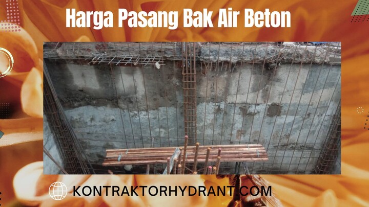 Harga pasang bak air beton