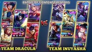 TEAM DRACULA VS TEAM INUYASHA🔥| KINAKATAKOTAN NG LAHAT🤣- MLBB