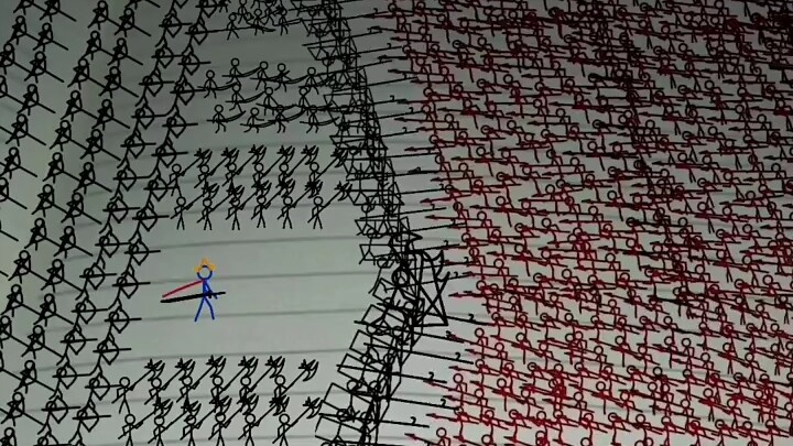 Talking Strategy on Paper: Stick Figure Battle