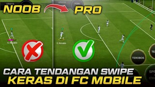 TUTORIAL TENDANGAN SWIPE KERAS DI FC MOBILE 2024.