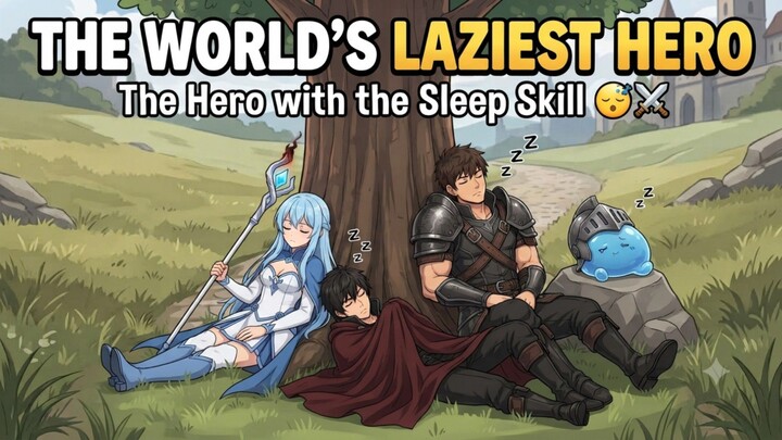 THE WORLD’S LAZIEST HEROThe Hero with the Sleep Skill 😴⚔️