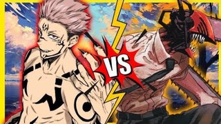 Sukuna vs Chainsaw Man | #jujutsukaisen #chainsawmam