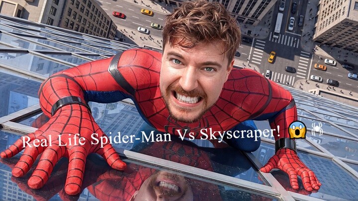 Real Life Spider-Man Vs Skyscraper! 😱🕷️