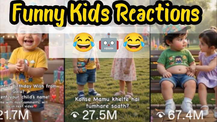 Comedy Reactions Stories for the kid's Fun.😊 | toonziqokids #BabyComedy #toonzuqokids