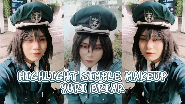 HIGHLIGHT SIMPLE MAKEUP COSPLAY YURI BRIAR 🔥 || #JPOPENT #BESTOFBEST