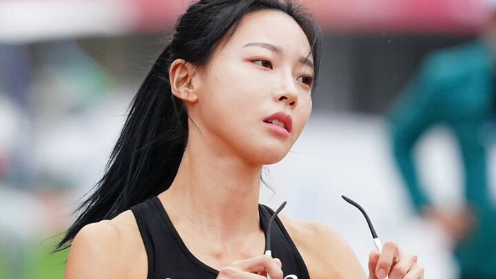 South Korean track and field goddess Kim Min-ji