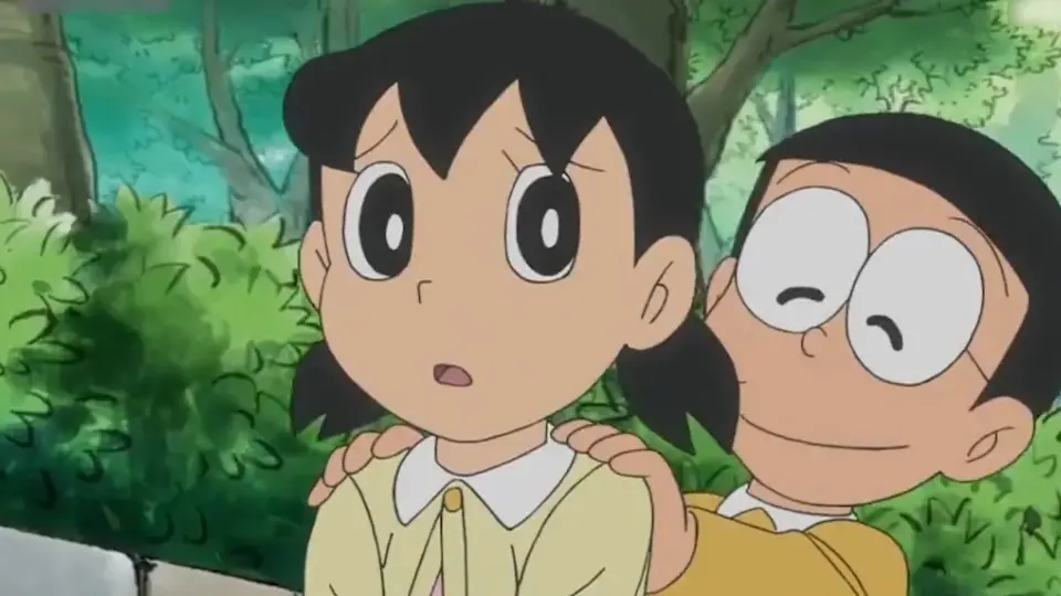 Doraemon: Nobita wanted to use the love umbrella to capture Shizuka's  heart, but helped Little Dora - Bilibili