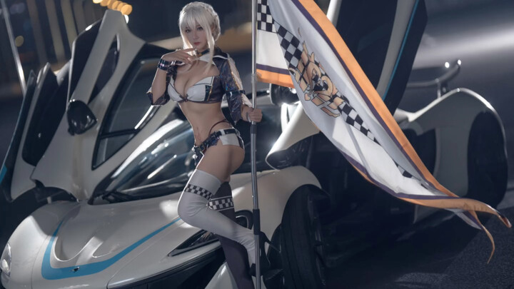 cosplay ｜ Fate-Black Gun Ở lại: Lên xe