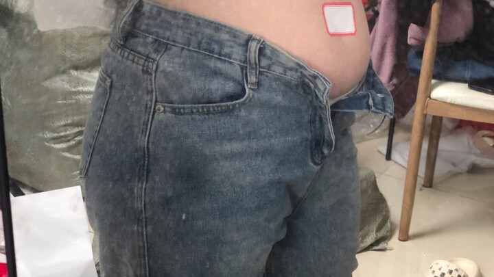 Madam, you won’t fit into this size. You don’t need to try it on anymore.