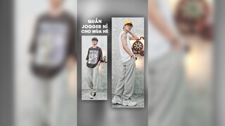 Quần jogger nỉ cho mùa hè