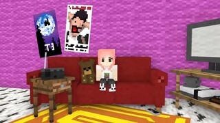 HEBI THỬ THÁCH TROLL ANH STEVE BẰNG NGÔI NHÀ TRONG MINECRAFT_NẾU HEBI SỞ HỮU NGÔ