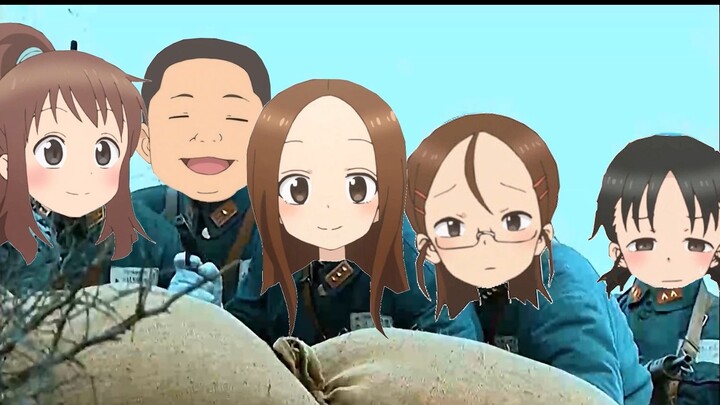 [Festival Malam Tahun Baru Takagi] Teman-teman sekelas Takagi membujuknya untuk menyerah, gambaran b
