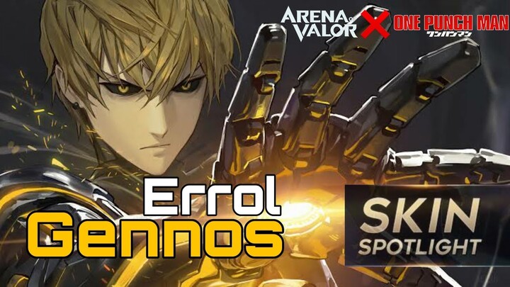 【AOV】Kolaborasi Aov X One Punch Man Genos Errol | Arena Of Valor | LiênQuân | ROV | 傳說對決