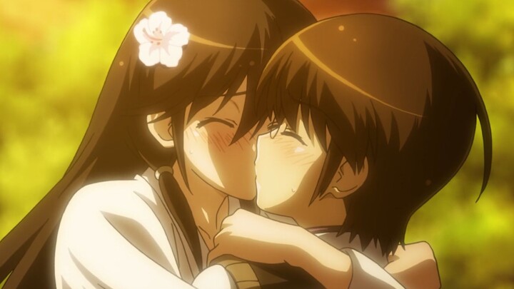Anime in those unbridled kissing scenes thirty-four