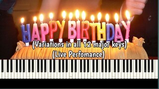 GW COBA COVER HAPPY BIRTHDAY TAPI VERSI TERSULIT YANG PERNAH ADA! (Live Performance) | Piano Cover