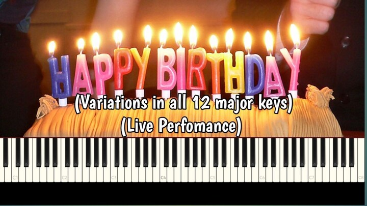 GW COBA COVER HAPPY BIRTHDAY TAPI VERSI TERSULIT YANG PERNAH ADA! (Live Performance) | Piano Cover