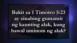 Bawal ba uminom ng Alak - Biblically Speaking