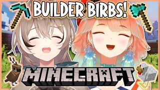 【MINECRAFT】BUILDER BIRBS!!! With Mumei! 🦉 #kfp #キアライブ