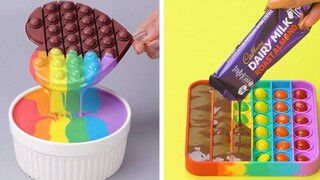 POP IT TO THE BEST ความพึงพอใจที่ดีที่สุดเค้ก DIY Fidget Toys สูตรตกแต่งเค้กช็อคโกแลต