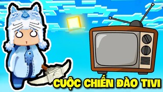 MEOWPEO CUỘC CHIẾN ĐÀO TIVI CHẾ TẠO ĐỒ SIÊU VIP CÙNG 500 ANH EM TRONG MINI GAME MINI WORLD