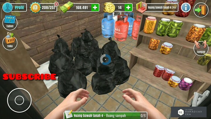 bersih bersih ruang bawah tanah