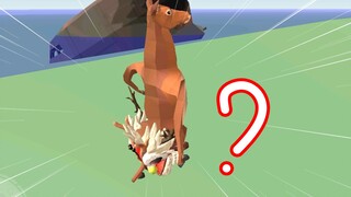 鹿：是谁把舞狮装在我屁股上的！？