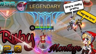 The Red Zodiac RUBY is here!!! | Revamp/Remodel Ruby Montage | Mobile Legend |