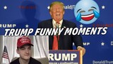 DONALD TRUMP FUNNIEST MOMENTS COMPILATION REACTION