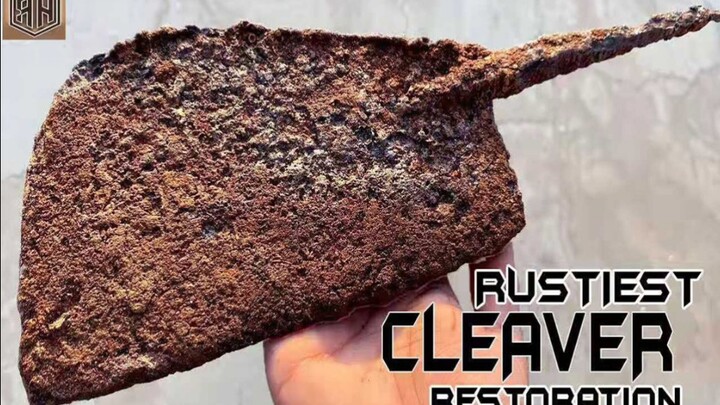 YouTube handcraft master: restore a piece of history and let the rusty kitchen knife return to its f