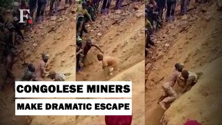 Watch: Miners in Congo Make Dramatic Escape From Collapsed Gold Mine