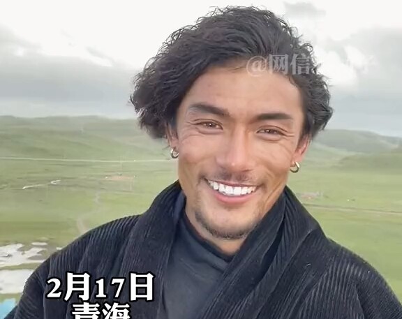 A 24-year-old Tibetan guy looks much older than his age, but he’s still pretty handsome.