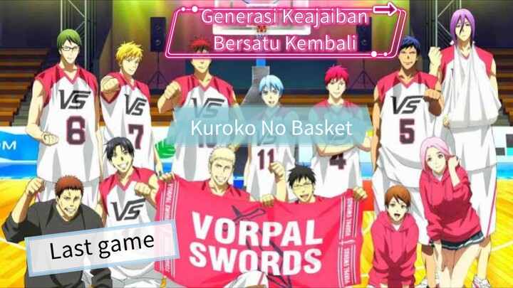 Pertandingan Terhebat dalam Sejarah Basket Anime - Kuroko No Basket