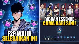 GRATIS Ribuan Essence Stone Dari Sini! NYESEL Kalau Gak Selesai | Solo Leveling: ARISE