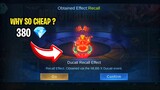 HOW MANY DIAMONDS FOR DUCATI RECALL EFFECT IN MOBILE LEGENDS || MLBB EPIC RECALL DRAW
