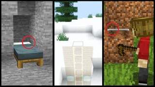 10 Ways to Hide Your Minecraft Base with NO REDSTONE (ok maybe a little..)