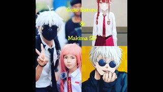 FESTIVAL COSPLAY ANIME - SYLVA ANYA COSPLAY MAKIMA VERSI INDO DAN OM ZAE COSPLAY GOZO SATORU