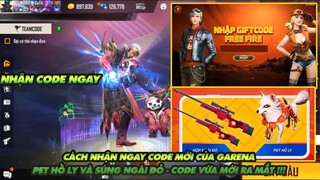 Free Fire| Nhận code Free Fire Pet Hồ ly và súng ngài đỏ vừa mới ra lò code nóng hổi