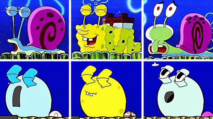 Snail Spongebob vs Alphabet Lore Animation