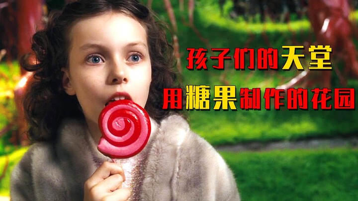 Childhood dreams come true in this movie: a whole garden made entirely of candy. Have you ever seen 