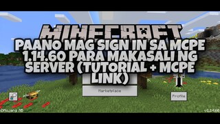 PAANO MAG SIGN IN SA MCPE PARA MAKASALI SA SERVER, MAKAGAWA NG REALMS, AT MAKAPAG MULTIPLAYER(+LINK)