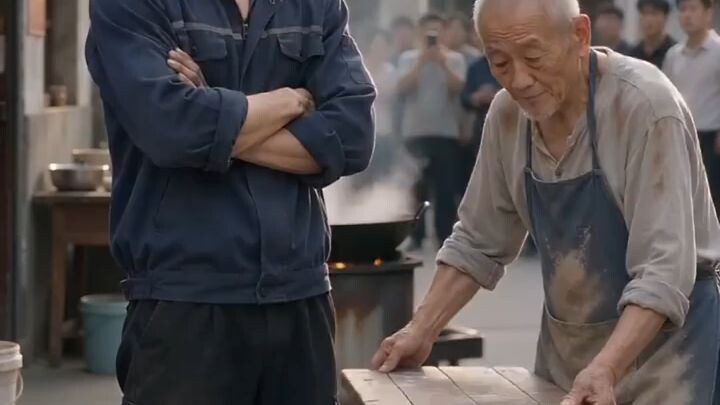 City Officers Bully 80-Year-Old Noodle Shop Owner, Then a Retired Mechanic Steps In