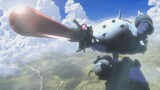Zeon sailors who have lost their homes fly above Gabro overlooking the ocean, and with obsession wit