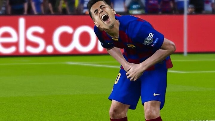 【PES2020】When a player in PES is kicked in the balls...