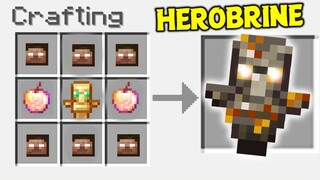 NHỮNG LOẠI VẬT TỔ TRƯỜNG SINH MẠNH NHẤT TRONG MINECRAFT PHẦN 3 !! *VẬT TỔ HEROBRINE*