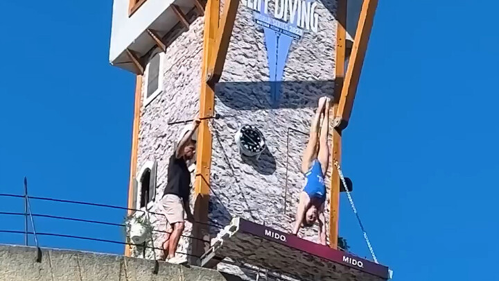 Bagaimana video lompat indah direkam?