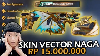 UPDATE! AKHIRNYA KELUAR SKIN VECTOR NAGA SEHARGA RP 15.000.000 HIT EFFECT KEREN BANGET - PUBG MOBILE