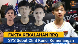 FAKTA KEKALAHAN RRQ, SYS SEBUT HERO CLINT JADI KUNCI KEMENANGAN DALAM PEREBUTAN PLAYOFF MPLI 2023